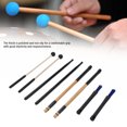 thumbnail image 3 of Drum Sticks Mallets Brushes Set, Percussion Instrument Sticks Mallets Brushes Set Ergonomic Design Rugged Comfortable Grip  for Practice, 3 of 7