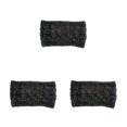 thumbnail image 1 of Jumpingount Diadema de invierno para mujer, cabeza de ganchillo, calentadores de oreja ancha, motocicleta de Motor de cara Simple para mujer, negro Type1 NO1, 1 of 6