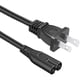 thumbnail image 1 of wonima11 Power Cord Replacement for Dewalt DCR010 Jobsite Speaker DCR028B Radio 8.2ft 2-Slot AC Power Cord Cable, 1 of 1