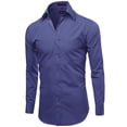 thumbnail image 2 of FashionOutfit Men's Regular Fit Dress Shirt, 2 of 5