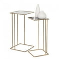 thumbnail image 2 of MDR Trading AB-93-LINCOLN-01 Nesting Tables, Antique Gold & Black - Set of 2, 2 of 4