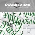 thumbnail image 3 of Shower Curtain Set 72x72 Inch Happy St. Patrick''s Day with 12 plastic hooks Waterproof Polyester Fabric Shower Curtain for Home Bathroom Christmas Holiday Decor Set, 3 of 6