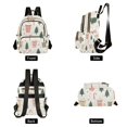 thumbnail image 4 of FORMRS Mini Backpack Purse for Women Quilted Travel Daypack Casual Shoulder Bag, Beige Christmas Cups, 4 of 7