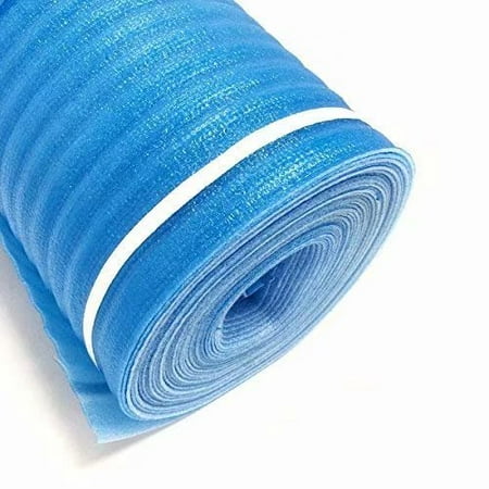 Underlayment Roll - Setmas Felt Floor Underlayment, 3mm Thick 3.6ft.×14ft. Sound Dampening and Moisture Barrier, For Laminate Floors and Floating Floors, 50 SF Roll, Blue