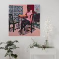 thumbnail image 5 of Njideka Akunyili Crosby Artist Poster Painting American Wall Art Picture Painting Poster Canvas Print Posters Artworks Bedroom Living Room Decor 16x16inch(40x40cm), 5 of 5
