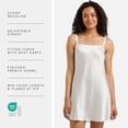thumbnail image 5 of Fishers Finery Women's 100% Pure Mulberry Silk Chemise; Nightgown (Ivory, M), 5 of 6