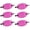 Neon Pink, variant on Hair Pin Accessory Bohemian Hair Pin - 6 Pack - Mix Set B