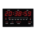 thumbnail image 2 of Reloj Digital, Reloj de Pared Pantalla LED Grande, Reloj Despertador Digital 12 / con Día Y Fecha, Temperatura Interior, Snooze, 2 of 9