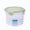 Green, variant on JHyouerji Clear Plastic Storage Canister Gray Stackable Dry Food Container Jar for Pantry Grains Nuts Cereals Snacks and Kitchen Organization