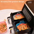thumbnail image 4 of Silicone Air-Fryer Basket Anti-stick Baking Tray Air-fryer Accessories Set, 4 of 5