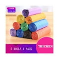 thumbnail image 4 of 5 Rolls 1 pack 100Pcs Household Disposable Trash Pouch Kitchen, 4 of 6