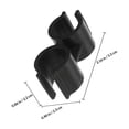 thumbnail image 2 of unbranded 4Ud Clip Conector Doble Para Escoba Y Recogedor Negro Resistente Y Fácil De Instalar Para Uso En Casa, 2 of 7