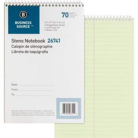 5PK Business Source 26741 Steno Notebook