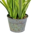 thumbnail image 5 of Northlight 24" Artificial Green Onion Grass Plant in Tin Pot, 5 of 5