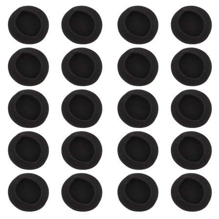 WHAMVOX  20 Pcs Headphone Replacement Ear Pads Headset Cushions Earphone Black