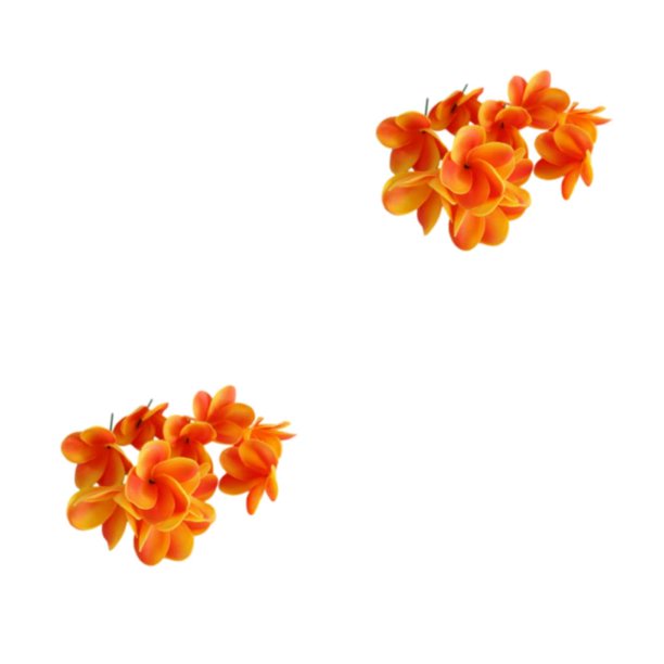 Moyic 10 unids/set decoración de fiesta flores artificiales para ambiente festivo decoración de boda decoración del hogar naranja naranja 2Conjunto