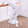 thumbnail image 5 of 3pcs Girls Stretchy Dance Tights Comfort Colorful Leggings Pants Elastic Ballet Footed Tights for Girls, 5 of 17