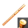 thumbnail image 3 of Wweixi 24CM Flute Tight Smooth Traditional Flutes Bamboo Corrosion Resistance Clarinet Student Dancing Stage Learning 24cm 1Set, 3 of 6