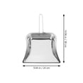 thumbnail image 2 of KONTONTY 2Pcs Practical Dustpan Dust Pan Stainless Steel Ergonomic Handle Home Cleaning Daily Use, 2 of 8