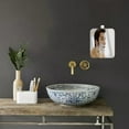 thumbnail image 5 of TERGAYEE Shatterproof Shower Mirror Fogless for Shaving,Small Wall Hanging Camp Vanity Mirror,Unbreakable Plexiglass Makeup travel camping mirrors,Frameless Shower Mirror, 5 of 9