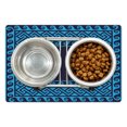 thumbnail image 1 of Greek Key Pet Mat for Food and Water, Swirling Waves with Maze Square Hellenic Motifs Sea Inspired Design, Non-Slip Rubber Mat for Dogs and Cats, 18" X 12", by Ambesonne, 1 of 2