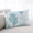 Turquoise Gray, variant on Blue Teal Grey Coral Coastal Small Pillow Covers,Summer Beach Nautical Ocean Breathable Throw Pillow Cases with Invisible Zipper,Decorative Pillowcase Pillows Protectors for Sofa Bed Chair 12"x20"