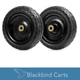 thumbnail image 5 of Blackbird Carts 10 Inch Replacement Tire and Wheel for Gorilla Carts Utility Lawn and Garden Cart, 2 Pack, 5 of 10