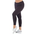 thumbnail image 3 of 24seven Comfort Apparel Plus Size Comfortable Ankle Length Stretch Leggings, 3 of 4