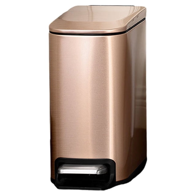 keepw Space Tidy 6L Capacity Soft-close Hide Garbage Bag Neat Look Smooth Inner Basket Champagne Gold