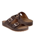 thumbnail image 1 of SANDALIAS DAMA COMFORT FIT 06-CY SIMIPIEL CAFÉ COMFORT FIT 26116, 1 of 4