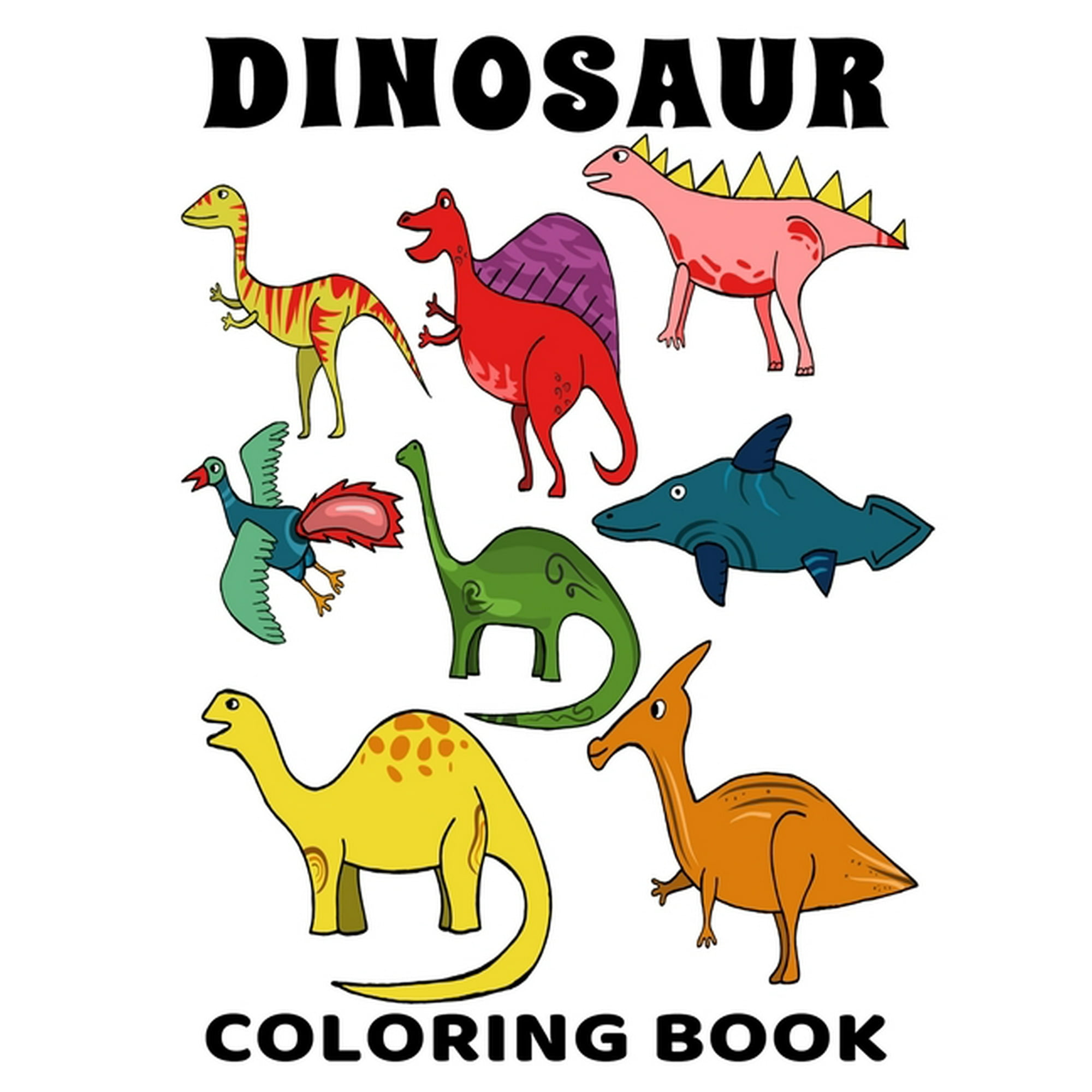 DLM Publishing Dinosaur Coloring Book: A Fun-Filled Activity For Kids of All Ages (Paperback)
