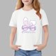 thumbnail image 1 of Blusas y camisas de manga corta con cuello redondo para niños Camiseta de verano de manga corta estampada para niñas Jersey elegante de cuello redondo para niñas Top de algodón para niños, 1 of 6