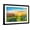Black Frame, variant on Art.com Oil Painting Flowers Dandelion, Cornflower, Daisy in Fields. Sunset Meadow Landscape with Wildflowe Art Print by pluie_r, 24" x 16"