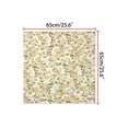 thumbnail image 3 of INSPIRE CHIC Women Chiffon Scarves - 25.6" x25.6" - Floral Print Square Kerchief Neck Scarf Neckerchief Beige Floral, 3 of 6