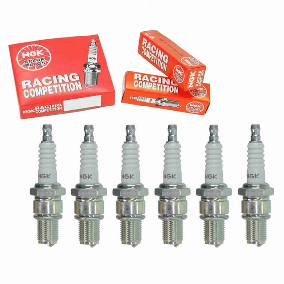 6 pc NGK 5962 Racing Spark Plugs for AR2592 AR50 N59DR Ignition Wire Secondary