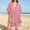 Pink, variant on Women's Solid Color Cardigan Gold Foil Scarf, Sun Protection Shawl, Fashionable Breathable Rhinestone Cape Outerwear
