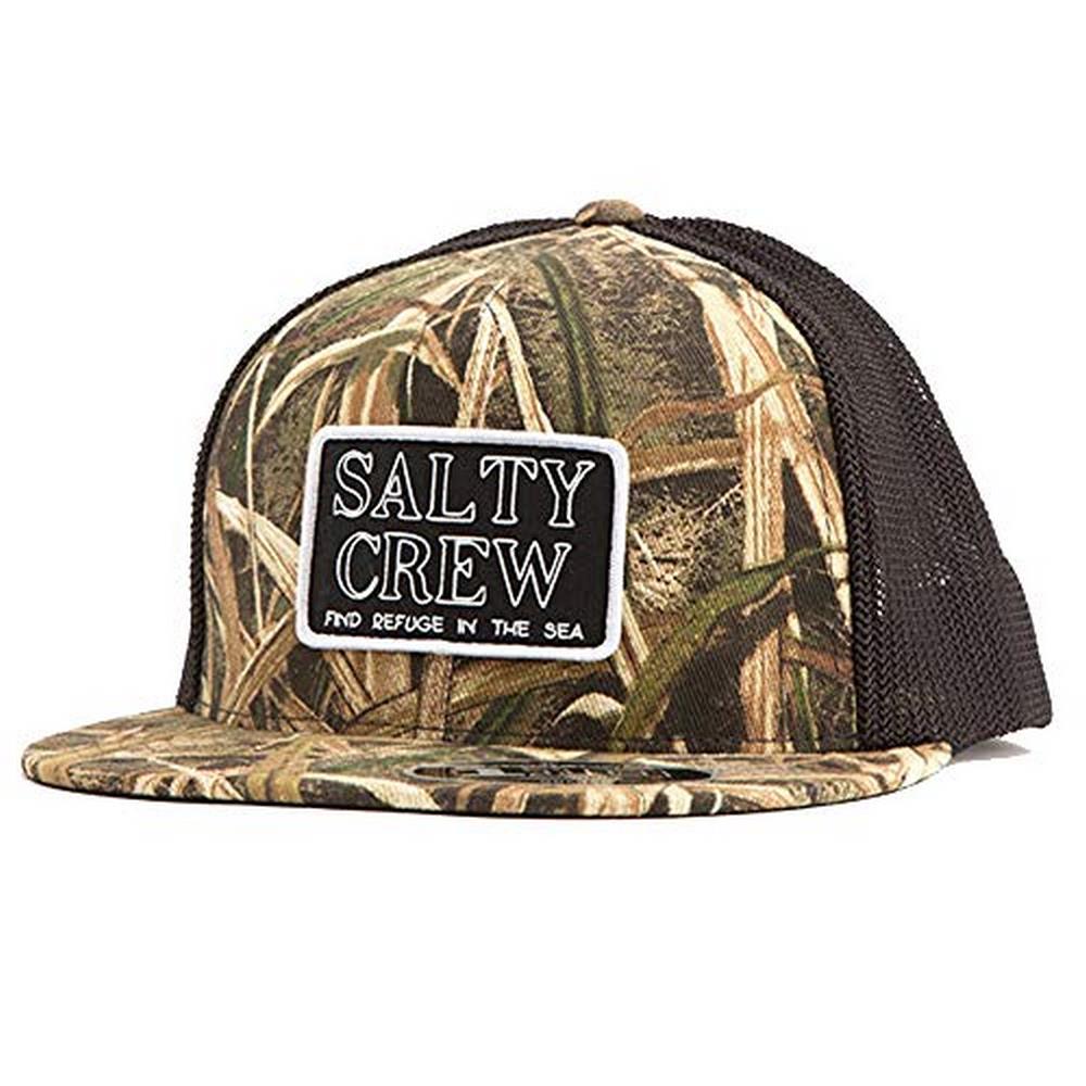 Salty Crew Mens Stacked Trucker Hat 