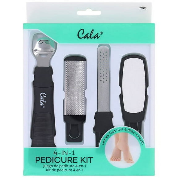 Cala 4-in-1 Pedicure Kit, Callus Shaver, Rasp, Smoother & Pumice Stone