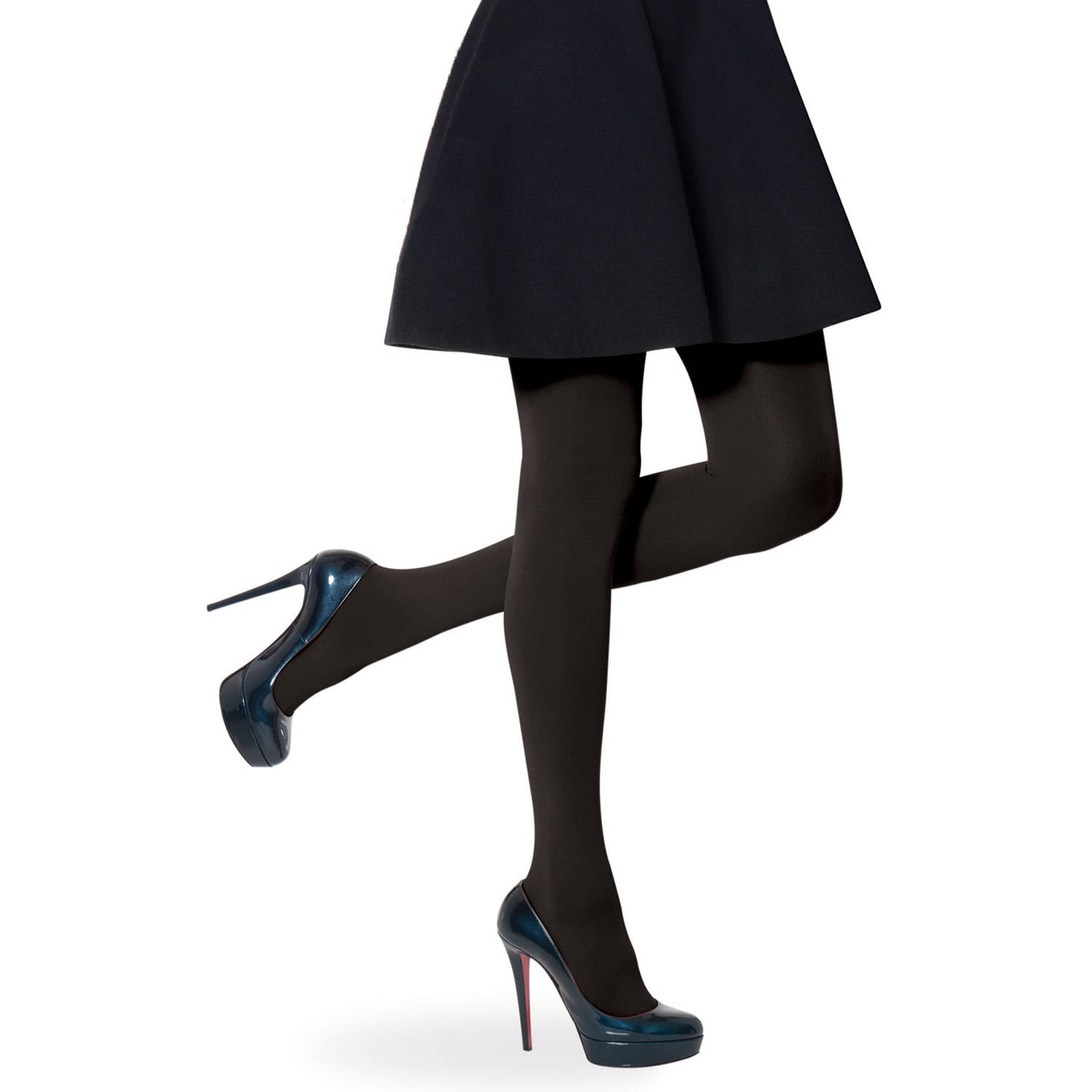 Buy No nonsense Women's Super Opaque Control Top Footless Tights 1 Pair