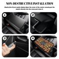 thumbnail image 5 of Uourmeti Car Center Console Cover Pad with Sunflower Giraffe Print, Soft Non-Slip Polyester Cover for Most Cars and SUV Interior, 5 of 6