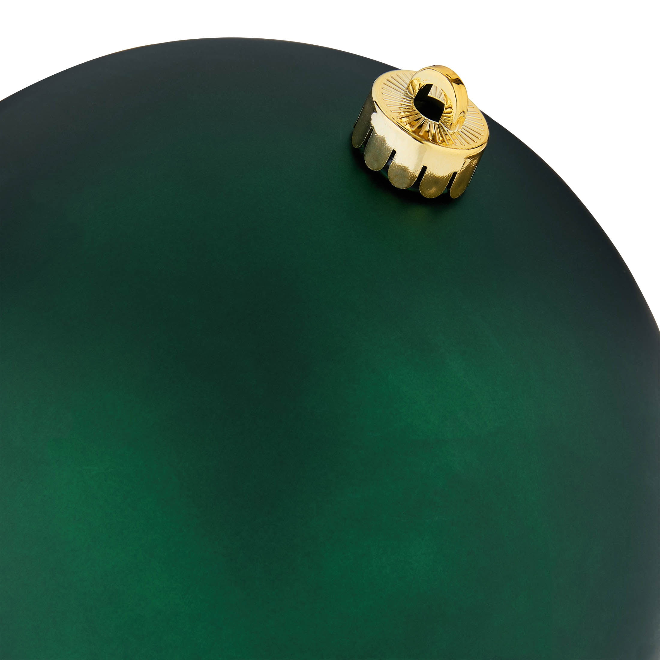 2-Count Green Jumbo Ball Shatterproof Christmas Ornaments, 8.5", by Holiday Time