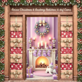 thumbnail image 3 of Colorful Theme Happy Holidays Banner Decorative Design Christmas Decoration Holiday Decor Party Backdrop for Christmas Celebration Indoor Decoration Winter Party, 3 of 9