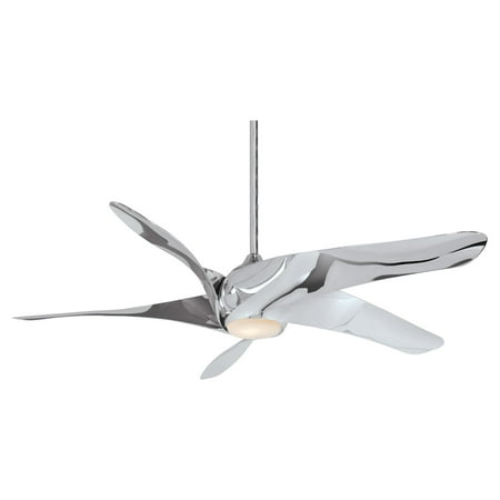 

Minka Aire 62 Artemis XL5 Liquid Nickel LED DC Modern Ceiling Fan