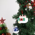 thumbnail image 2 of Escalada White Man Christmas Tree Ornament DIY 2020 Nombre Máscara facial Muñeco de nieve (3 cabezas) Ehuebsd Para Estrenar, 2 of 8