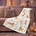 thumbnail image 6 of Golden Retriever Floral Garden Loyal Companion, Playful Pet Portrait Pattern, Warm Flannel Blanket for Living Room and Reading Nook, Dog Lovers Friendship Gift, Pet Lover Home Decor, 6 of 9