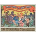 thumbnail image 3 of Bugs Bramley 14x12 Black Modern Framed Museum Art Print Titled - May Day is Jay Day - Ninth Annual Central Park Smoke in (1976), 3 of 5