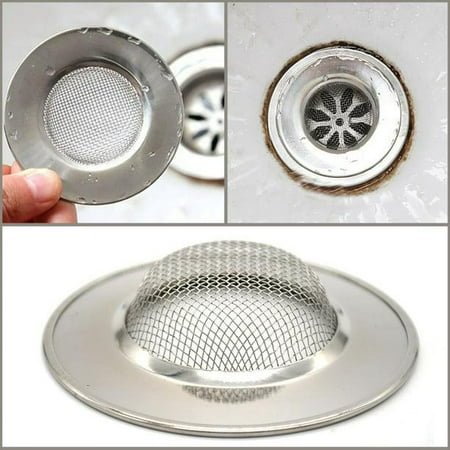 

Bellaven Stainless Steel Bathtub Hair Catcher Stopper Shower Drain Hole Filter Metal Sink Strainer