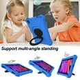 thumbnail image 4 of Dteck Case for iPad mini (A17 Pro) 8.3 inch 2024/iPad mini 6th Generation,Shockproof EVA Case 360° Rotating Stand Hand Grip Kids Friendly Lightweight Cover for iPad mini 6/mini 7,Blue, 4 of 7