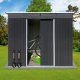 thumbnail image 1 of A2ZHOME Remise de Jardin en Métal 6 Pieds x 8 Pieds : Solution de Rangement Extérieure Durable et Spacieuse (asPic), 1 of 5