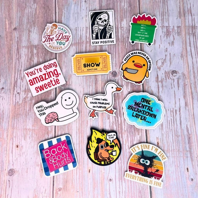 YJ Premiums 12pc Funny Fridge Refrigerator Magnets for Adults Home Kitchen Office